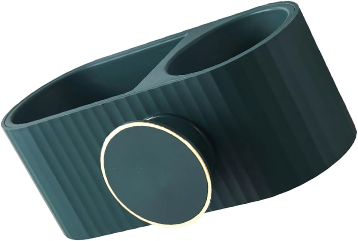 Creative Storage Rack Punch-Free Hair Dryer Holder Wall-Mounted ABS Bathroom Storage Shelf for Hair Dryer and Small Items in Home Decoration Toilet image number 5