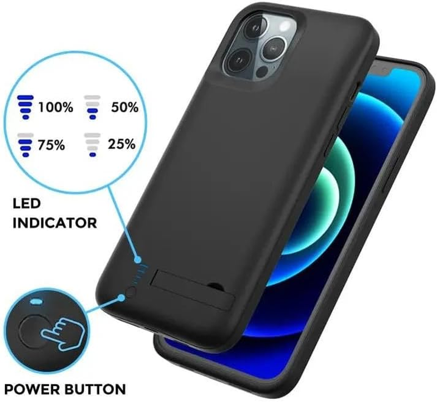 Case with Built-In Power Charge & Stand for Iphone 16 Pro | Strong, Lightweight & Slim image number 2