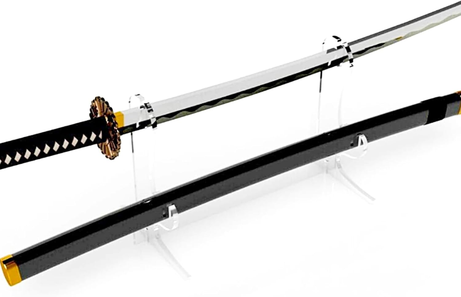 LEILIN Sword Stand, Sword Holder, Acrylic Two-Layer Samurai Sword Display Stand, Desktop Katana Holder, 6Mm Acrylic Sheet