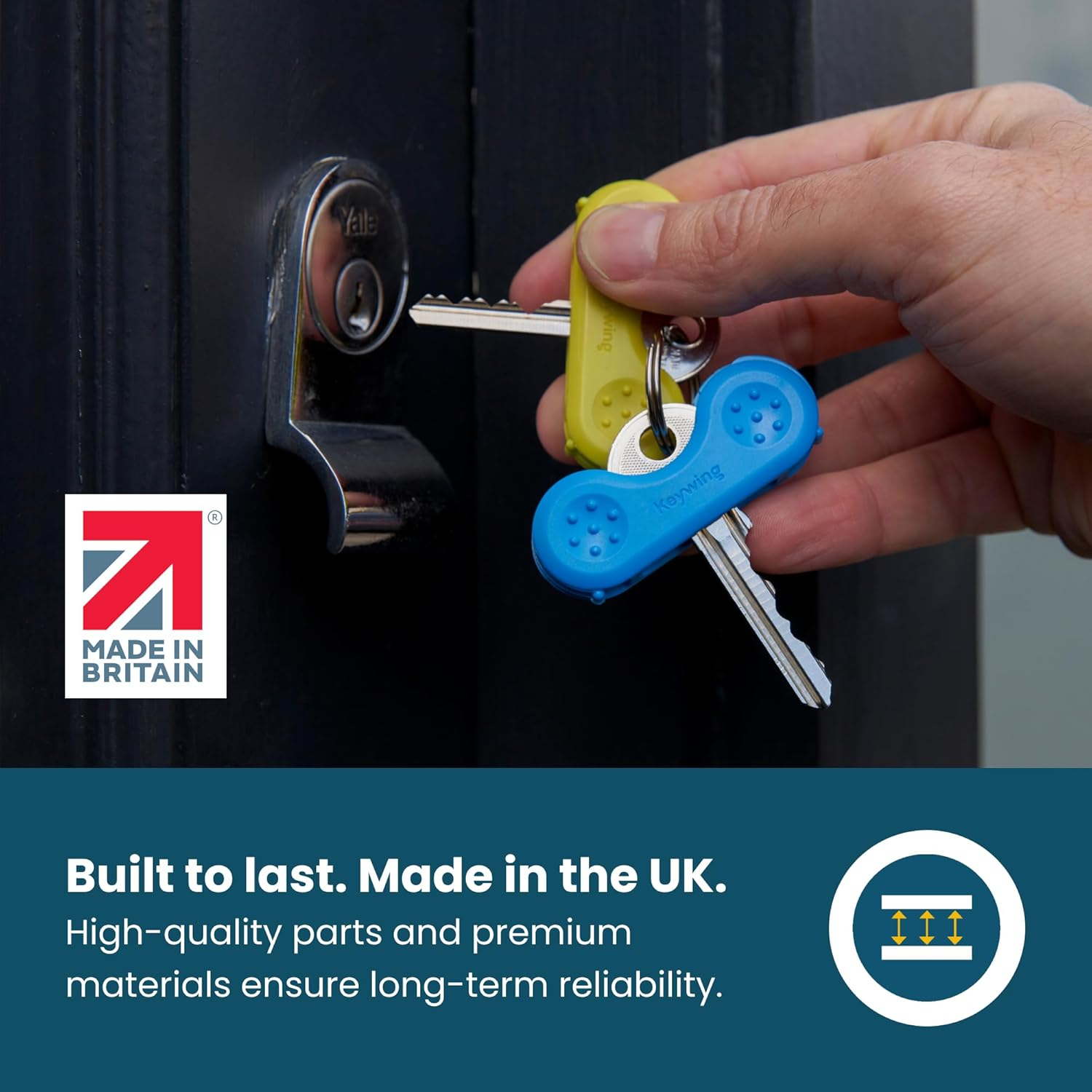 Keywing Key Turner Aid V2 Triple Pack. Makes Keys so Much Easier. Perfect for Rheumatoid Arthritis, MS or Parkinsons Gift, Elderly with Weak Hands, Key Finder and Holder. image number 3