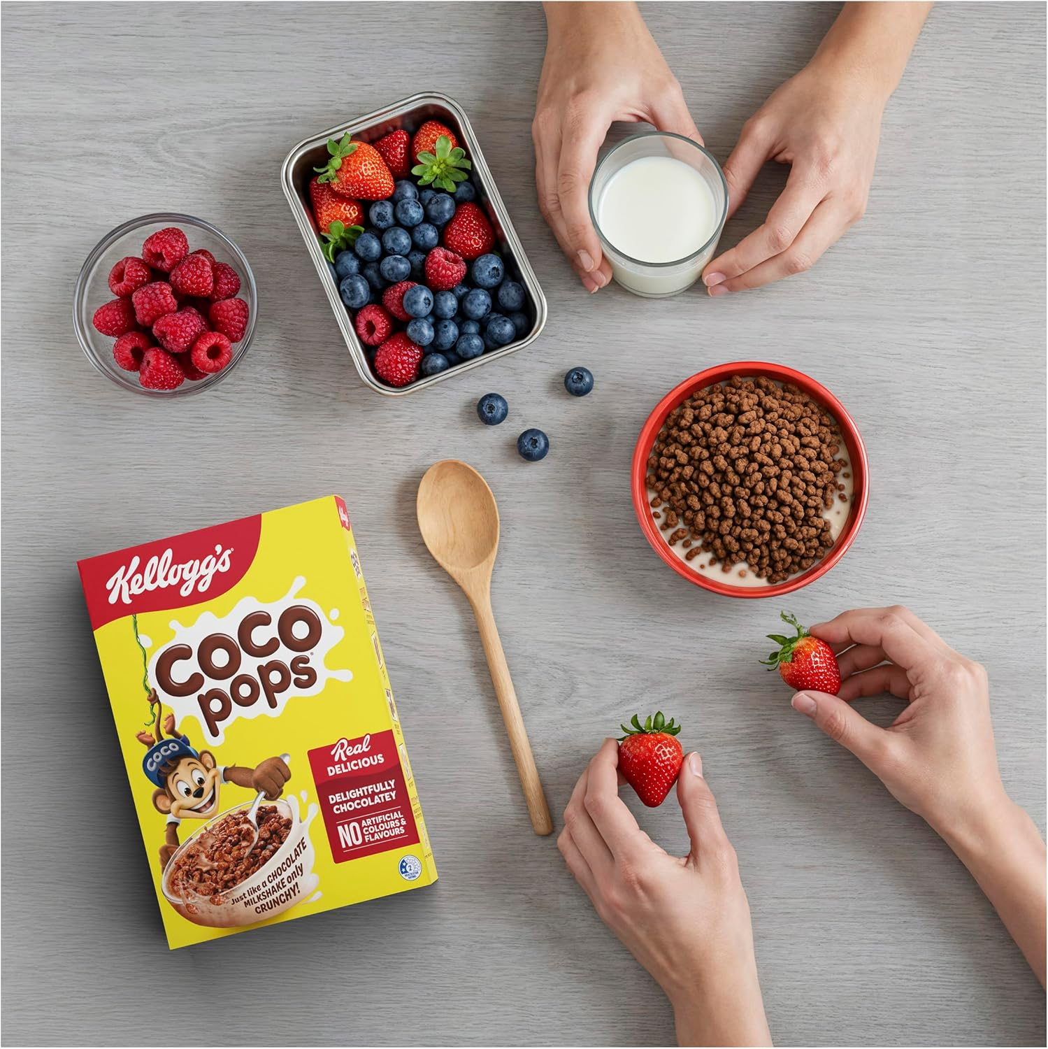 Kellogg'S Coco Pops Chocolatey Breakfast Cereal, 650G image number 1