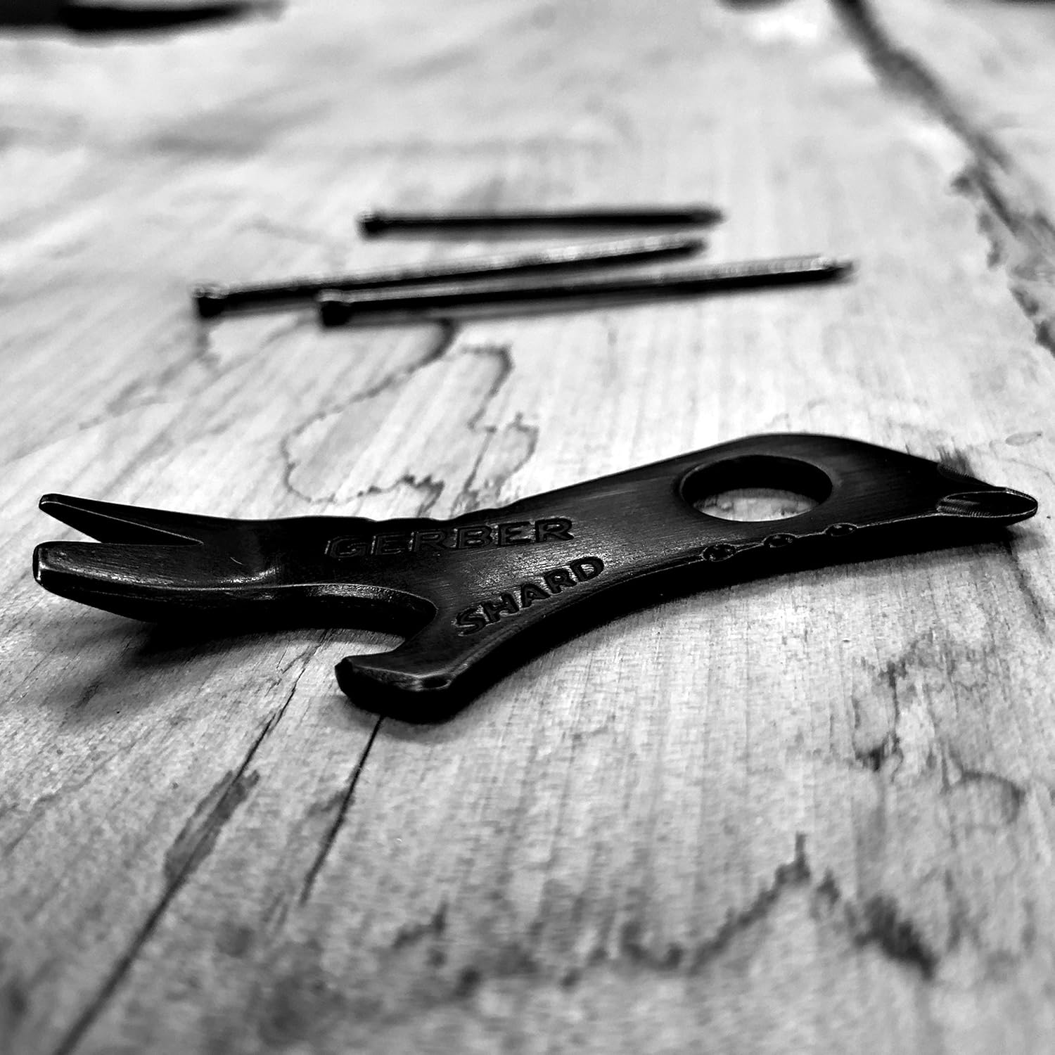 Gerber Shard Keychain Tool, Unisex-Adult, Black image number 6
