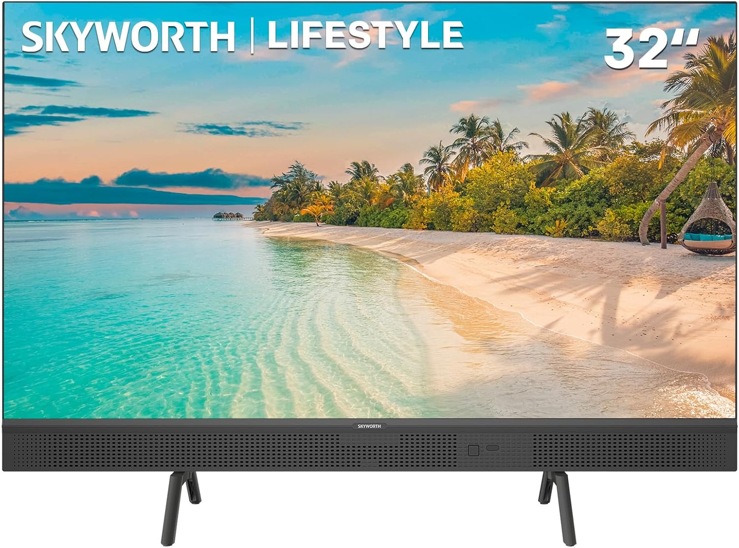 SKYWORTH Music Tv,32-Inch, Easy Carry Handle,3Kg Light Weight,Dbx-Tv Sound System,Dolby Audio,Hdr 10,Smart Google Tv,Remote Voice Control,Find-My Remote image number 6