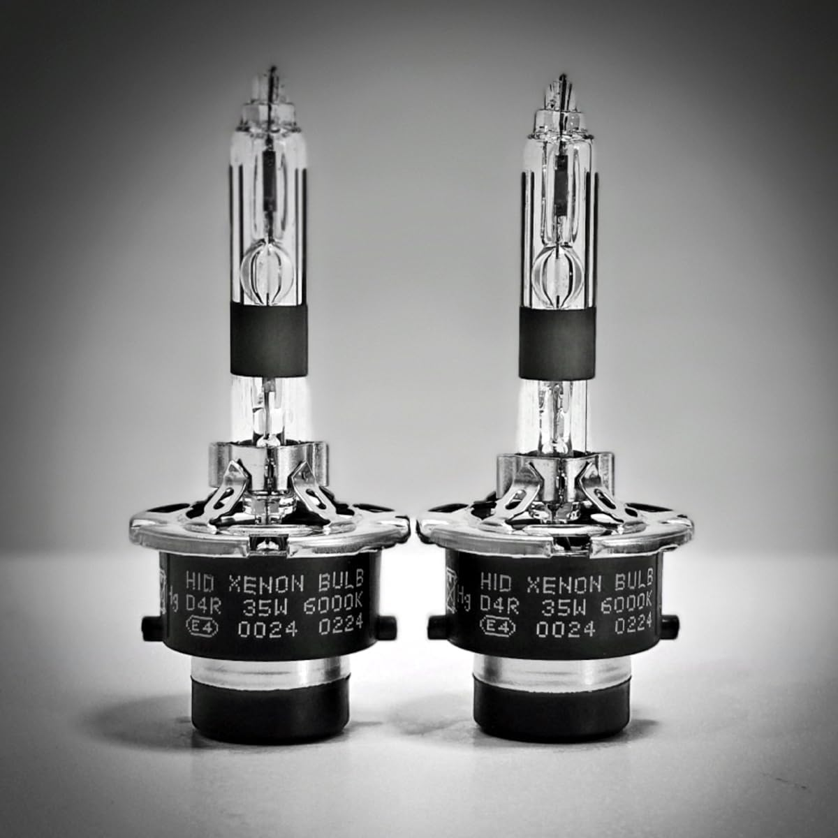 Premium D4R HID Xenon Headlight Bulbs (Pair) &ndash; 6000K Pure White, 35W/42V &ndash; OEM Replacement with German UV Quartz Burners &ndash; 3-Year Warranty image number 1