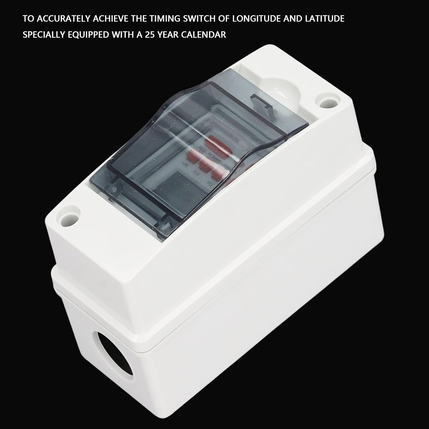 7 Day Programmable Timer Switch, Automatic on Off, up to 28 on off Schedules, LCD Display Digital Timer Switch, for Outdoor Indoor Appliances, with Waterproof Box image number 1