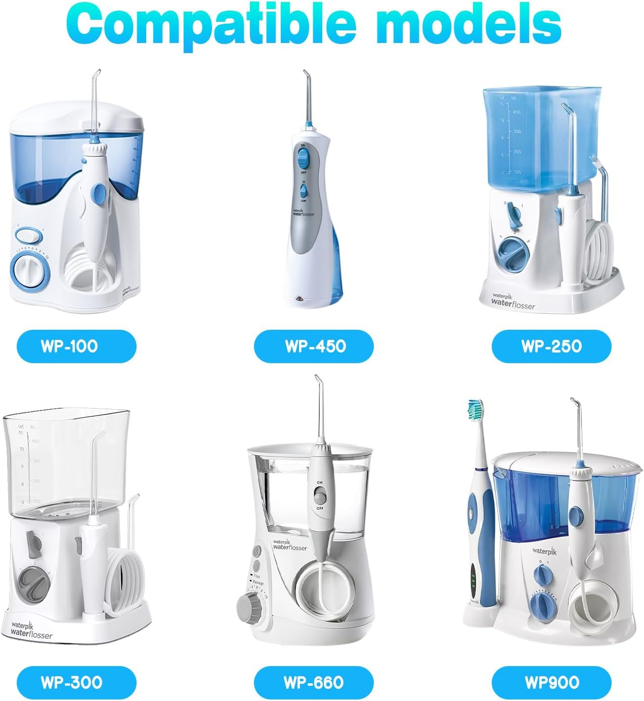 Tongue Cleaner Tip for Waterpik Water Flosser, Tongue Scraper Attachment Replacement for Waterpik Water Flosser, 3PCS image number 5