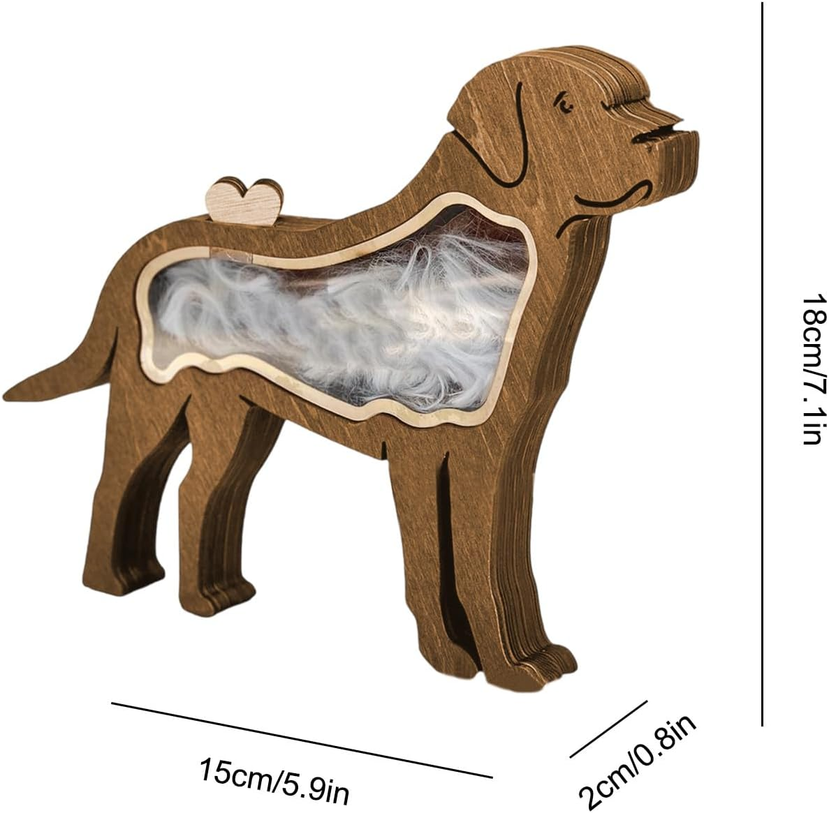 Hair Memorial Keepsake - Remembrance Box for Hair, or Ashes | Thoughtful Sympathy Gift for Lovers, Keepsake Memorial for Dogs and Cats, Comforting Loss Gift, Unique Memory Con