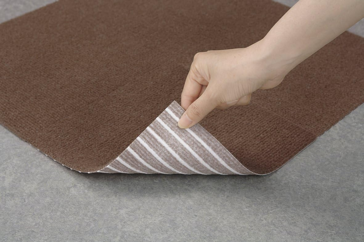 Sanko KM-04 Pet Water Repellent Tile Mat 11.8 X 11.8 Inches (30 X 30 Cm), 20 Pieces, Beige Dog Cat Sanko Carpet [Made in Japan, Water Repellent, Deodorizing, Washable, Can Be Cut with Scissors] image number 6