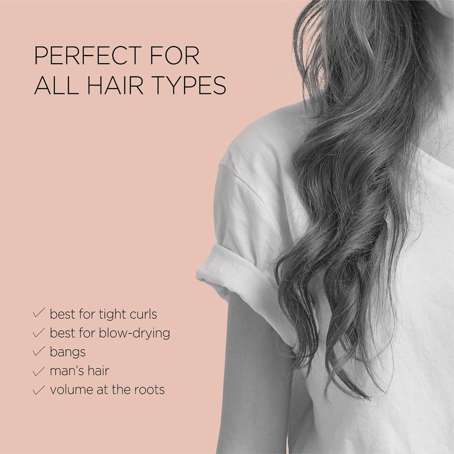 F3 Systems Magic Curling Thermal Brush Set (1&1.7Inches), Cut Drying Time, Self-Standing round Brush, Great Blowout,Ceramic Coated Barrel,Quick Styling,Blowout Volume,Ionic Thermal Barrel, Wave Styler image number 6