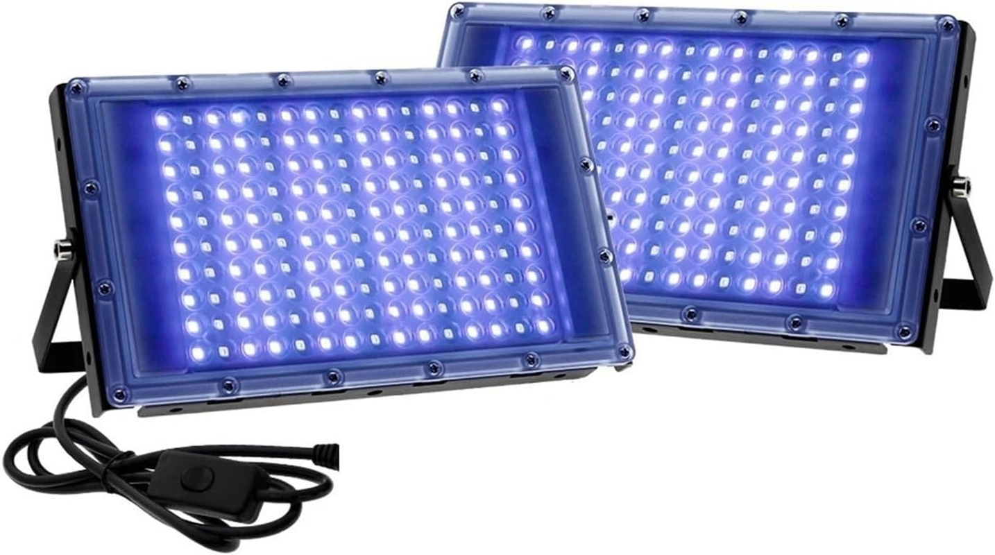 300W LED UV Curing Lamp 365Nm 395Nm Fluorescent Detection Shadowless Glue Light for DIY Enclosures(395Nm,300W) image number 2