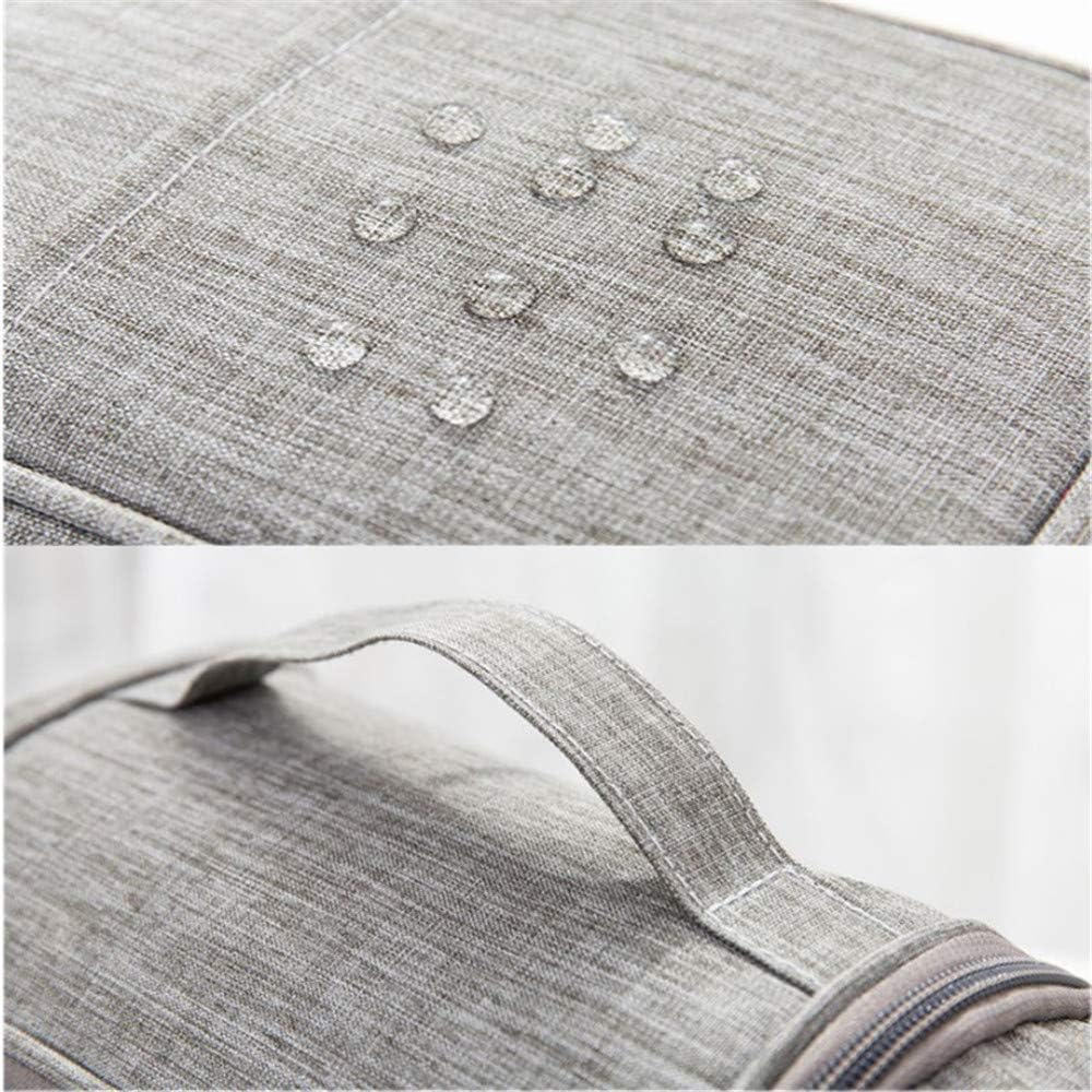 Travel Hanging Toiletry Bag, Large Cosmetic Organizer Bag, Shower Bathroom Wash Bag for Business, Vacation, Household, Rose Red image number 4