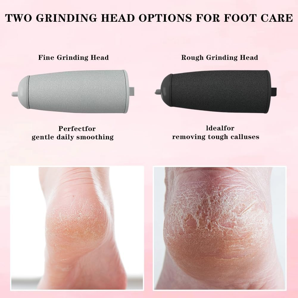 RANJIMA Wireless Electric Callus Remover, USB Rechargeable Electronic Foot File, Foot Care for Hard, Dead and Cracked Dry Skin image number 1