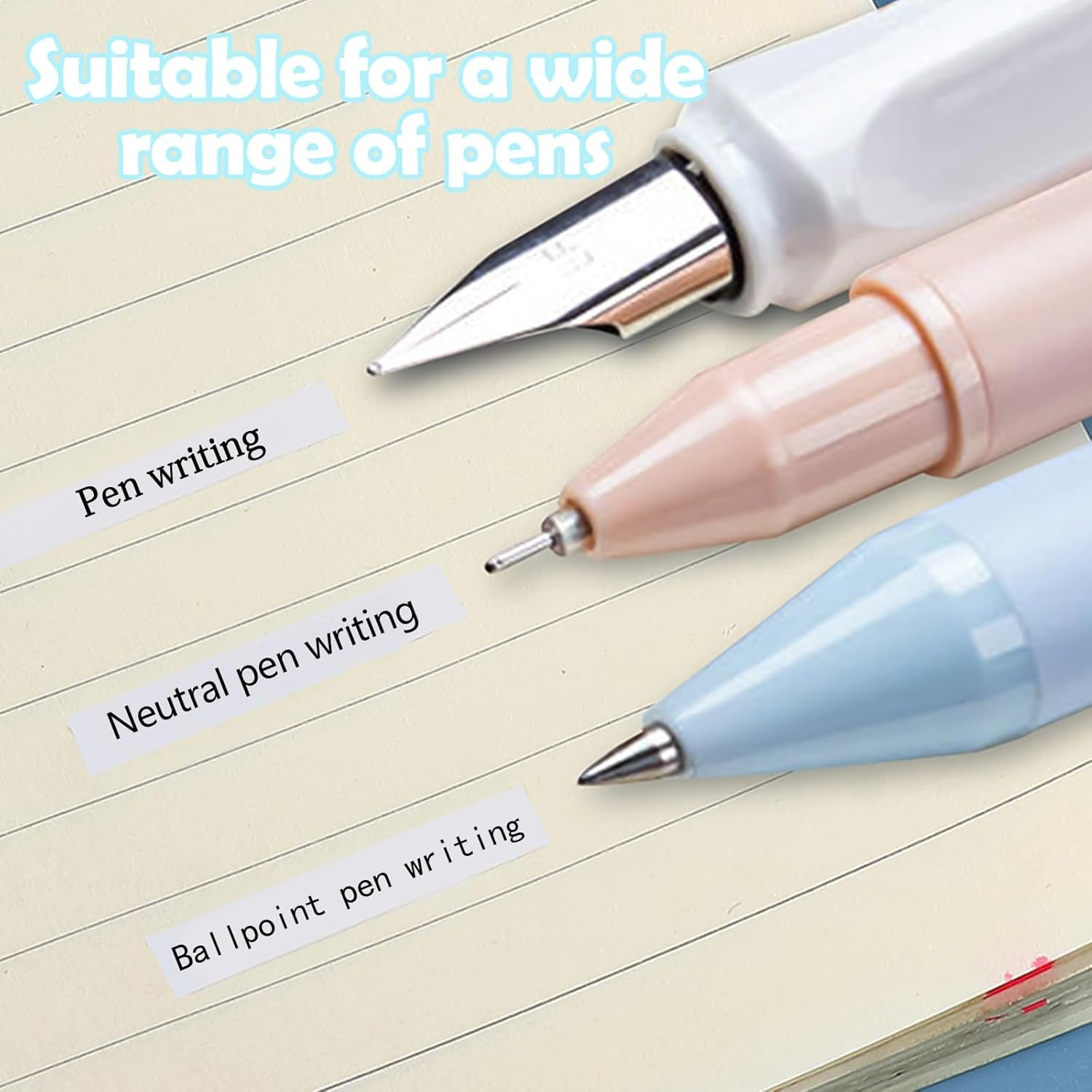 Refillable Retractable White Out Correction Tape Pen Shaped Aesthetic Correction Tape with Replaceable and Retractable Features Portable Stationery Tool Office Supplies (4Pcs) image number 4