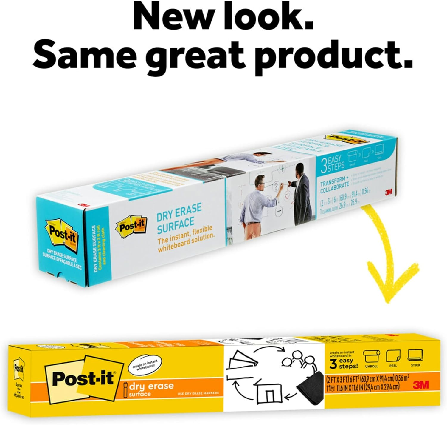 Post-It Dry Erase Whiteboard Film image number 1