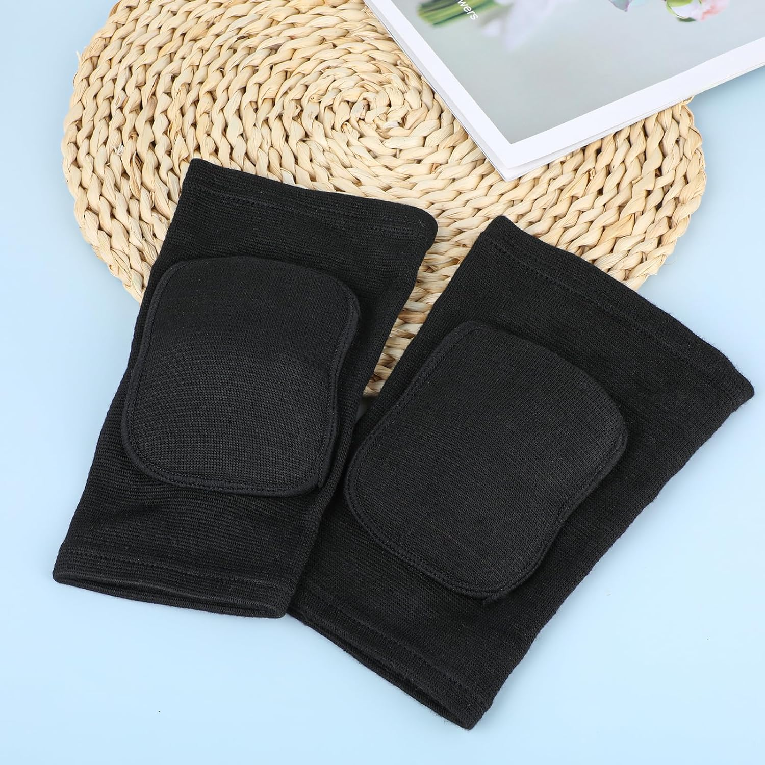 Sibba Kids Knee Pad, Breathable Elastic Knee Brace, Anti-Slip Padded Sponge Knee Protector for Volleyball Dance Running Skating Basketball Football Sports image number 6