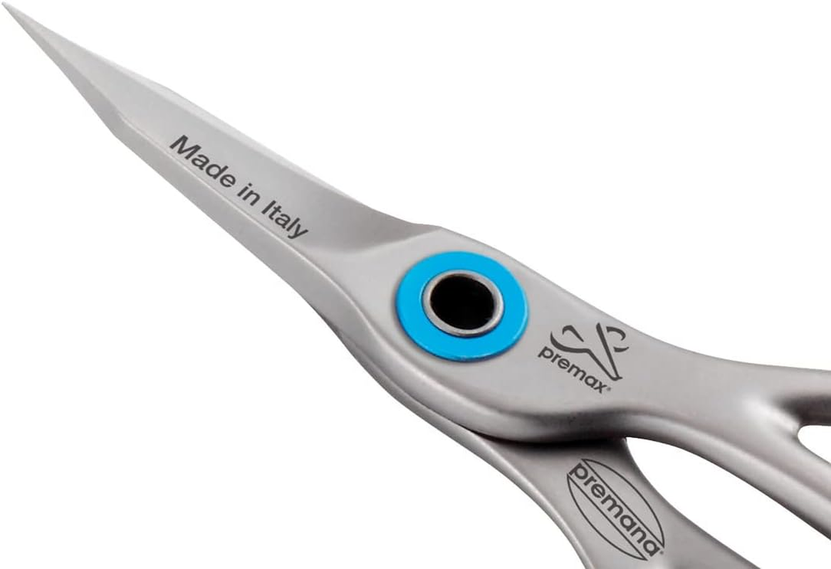 Ring Lock Manicure Scissors with Large Finger Holes, Stainless, for Cutting Nails and Cuticles, Length 9.5 Cm image number 1