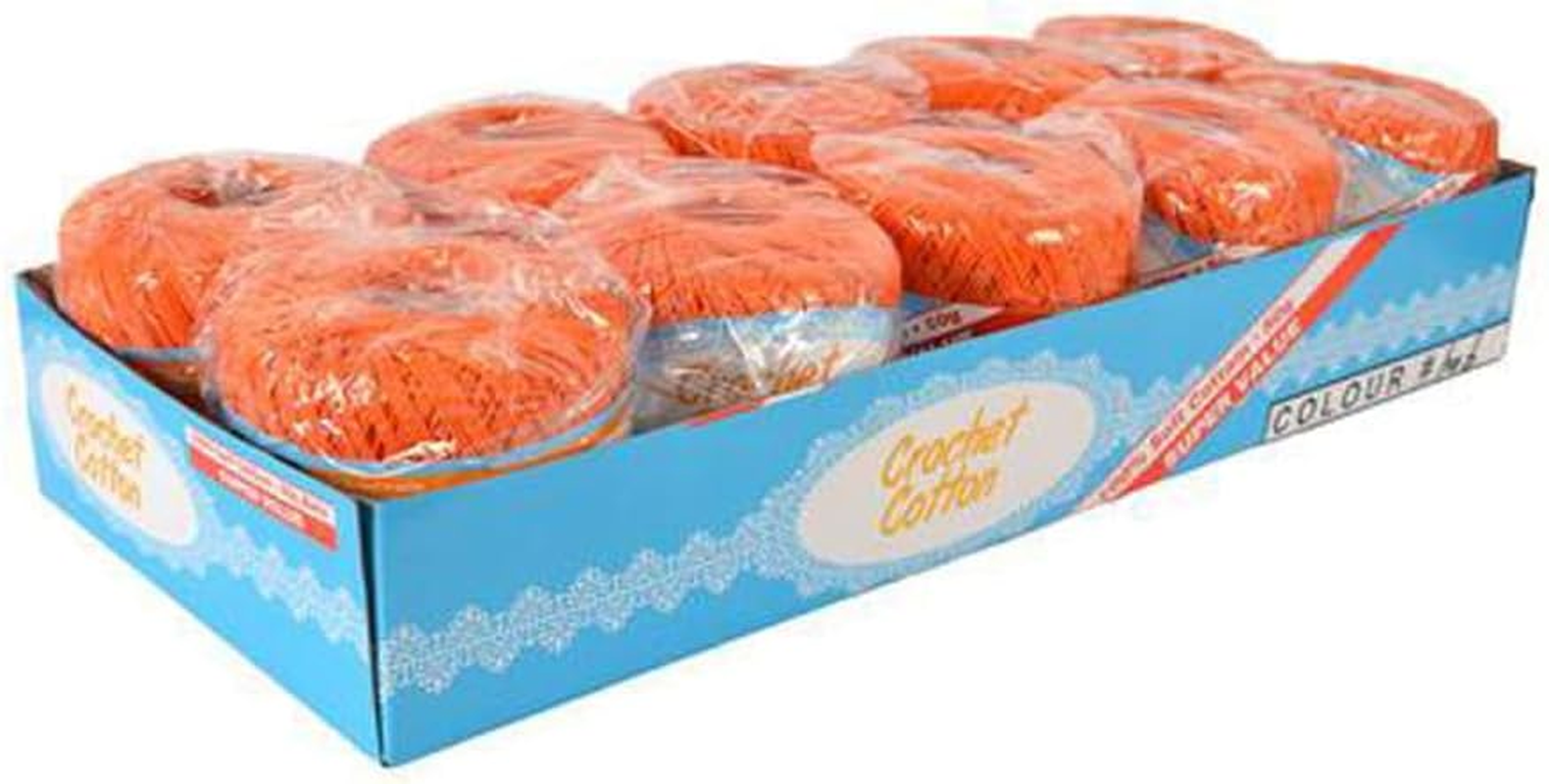 Yatsal Crochet Knitting Cotton Yarn 50 G, Orange image number 2