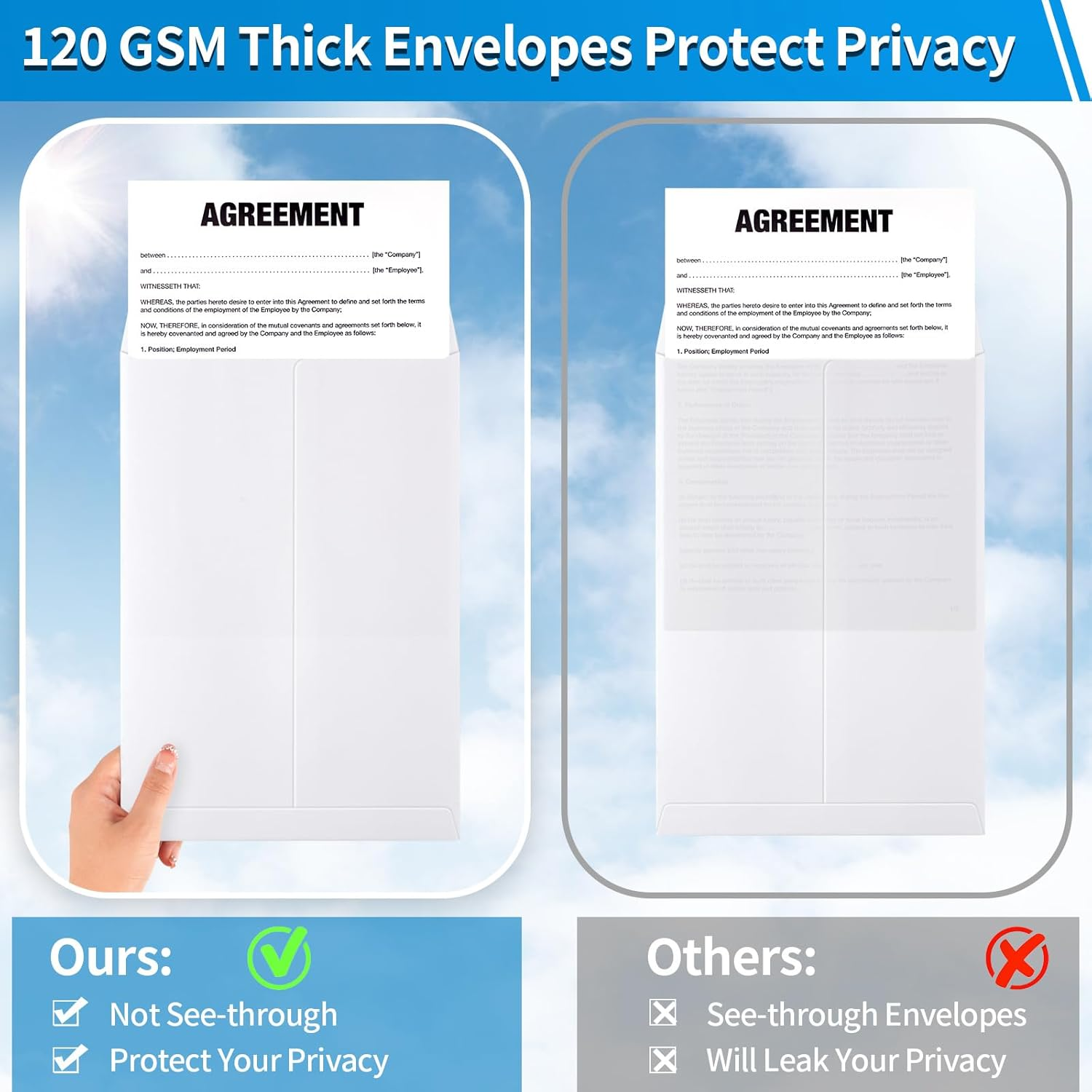 20 Pack Catalog Envelopes Self Seal, 9 X 12 Inches Catalog Mailing Envelopes, White Manila Envelopes for Mailing, Organize, Storage, Home, Office image number 5