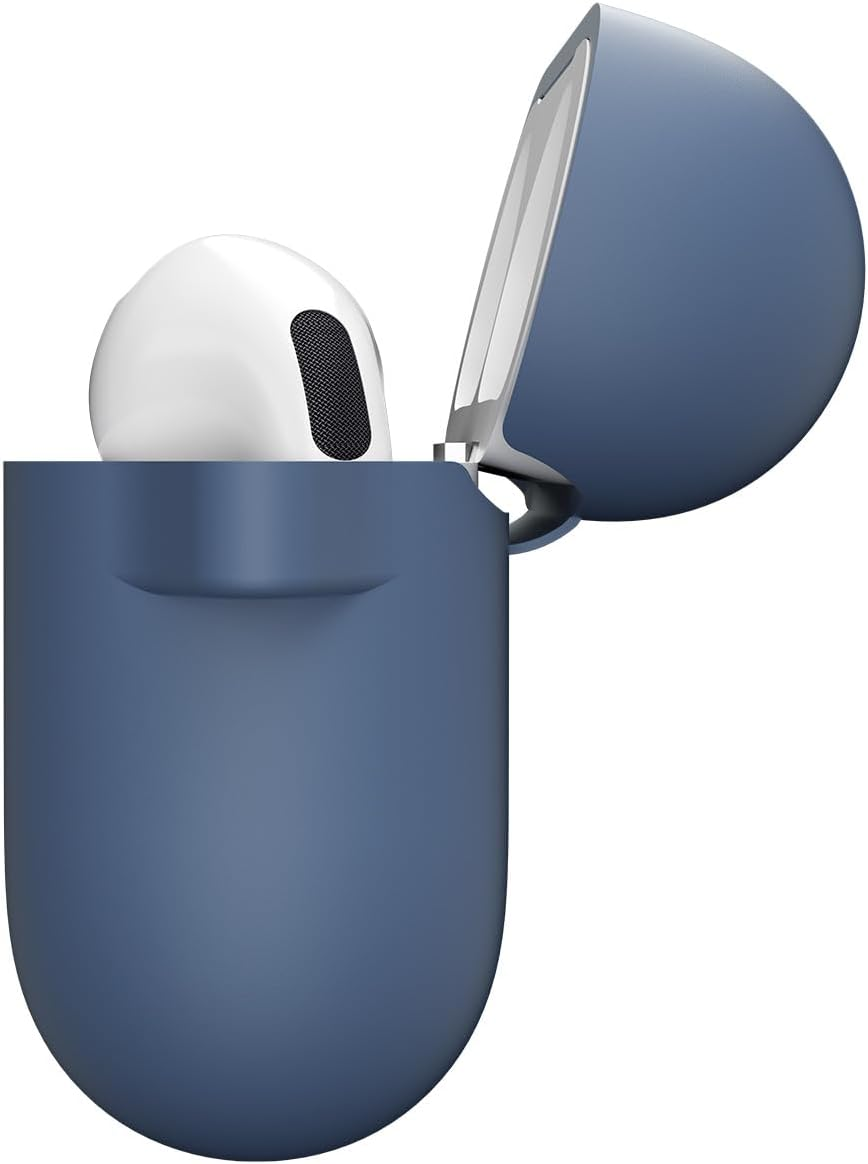 Keybudz Airpods4 Elevate Silicone Case, Airpods 4Th Generation, Full Coverage, Smooth Touch, Soft Case, Anti-Slip Coating Lid, Shockproof, Strap Hole, Carabiner Included, Drop Prevention, Airpots 4, image number 4