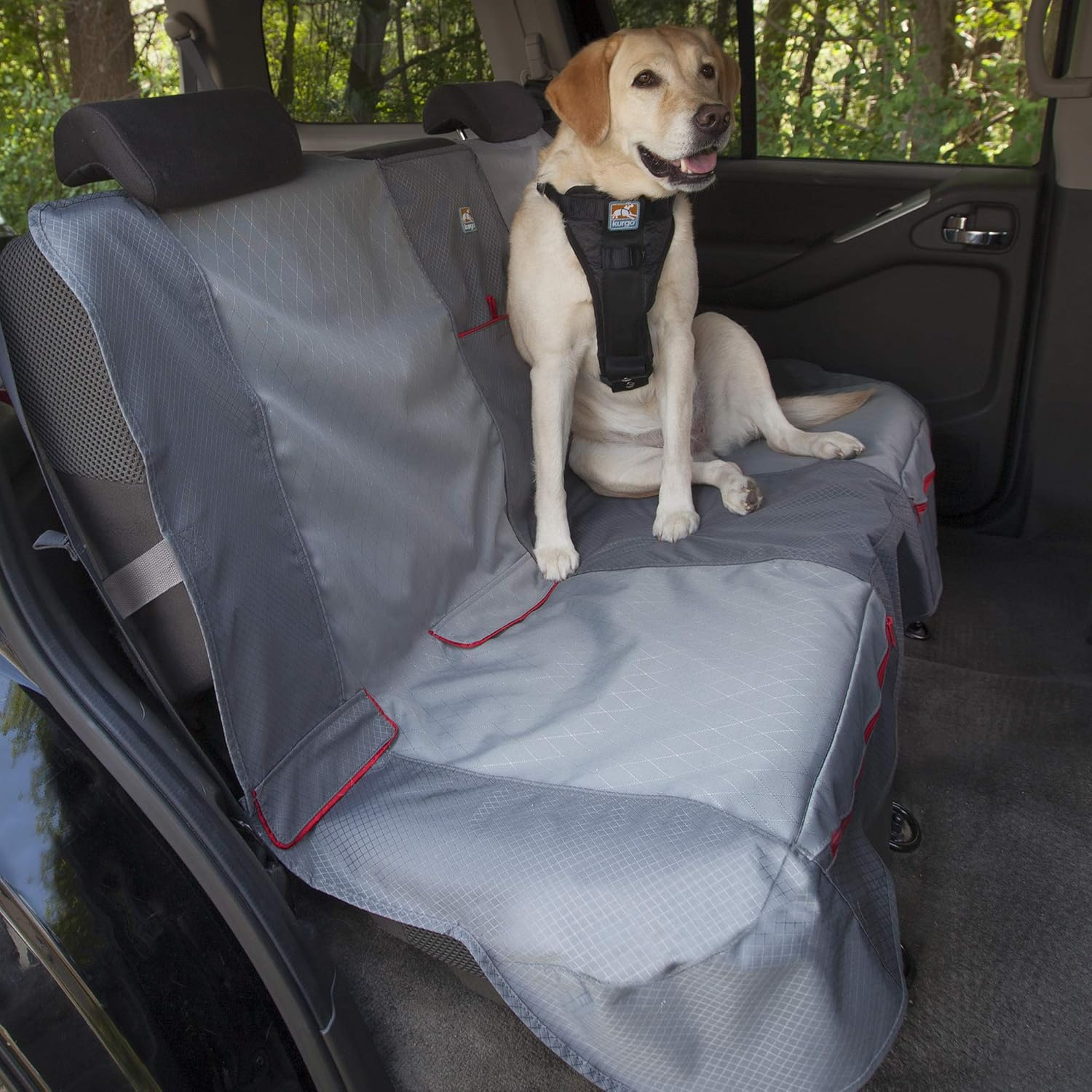 Kurgo Extended Bench Seat Cover, Charcoal