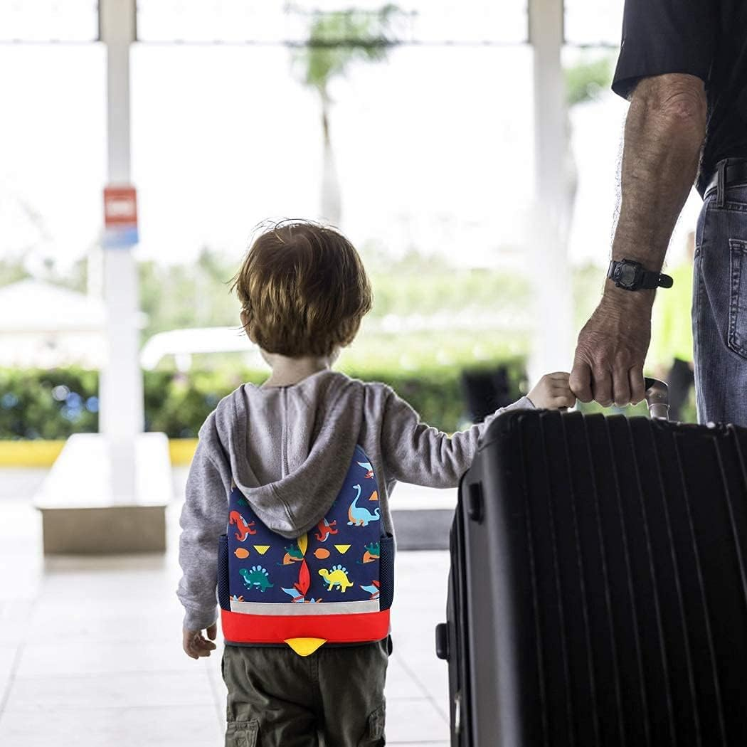 MOREBEST Kids Backpacks Dinosaurs School Bags Best 1-5 Years Old Nursery Toddler Kindergarten Boys and Girls Blue image number 3