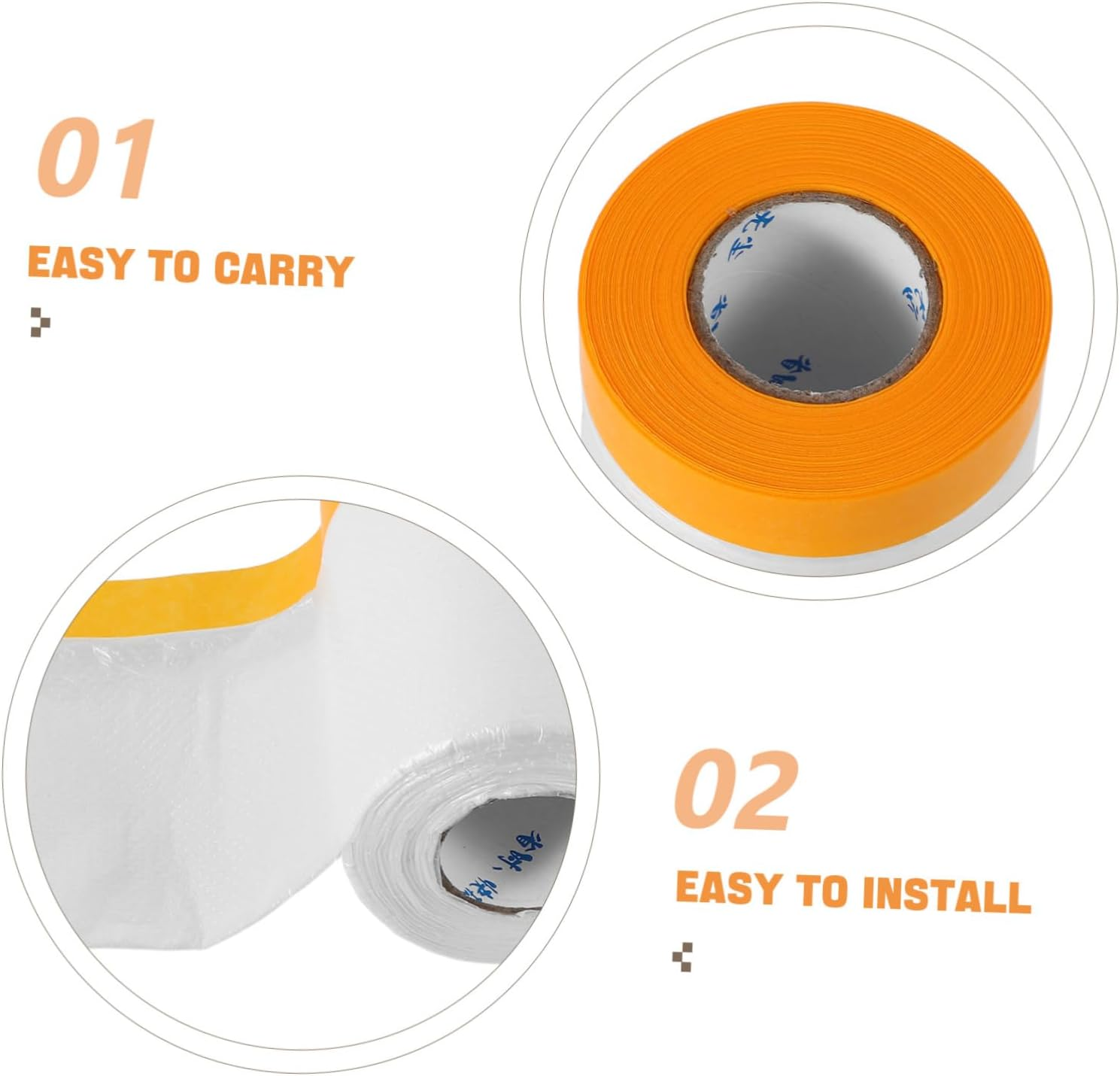 Mikinona Automotive Masking Film Car Privacy Peel Protective Film for Windshield Protection image number 4