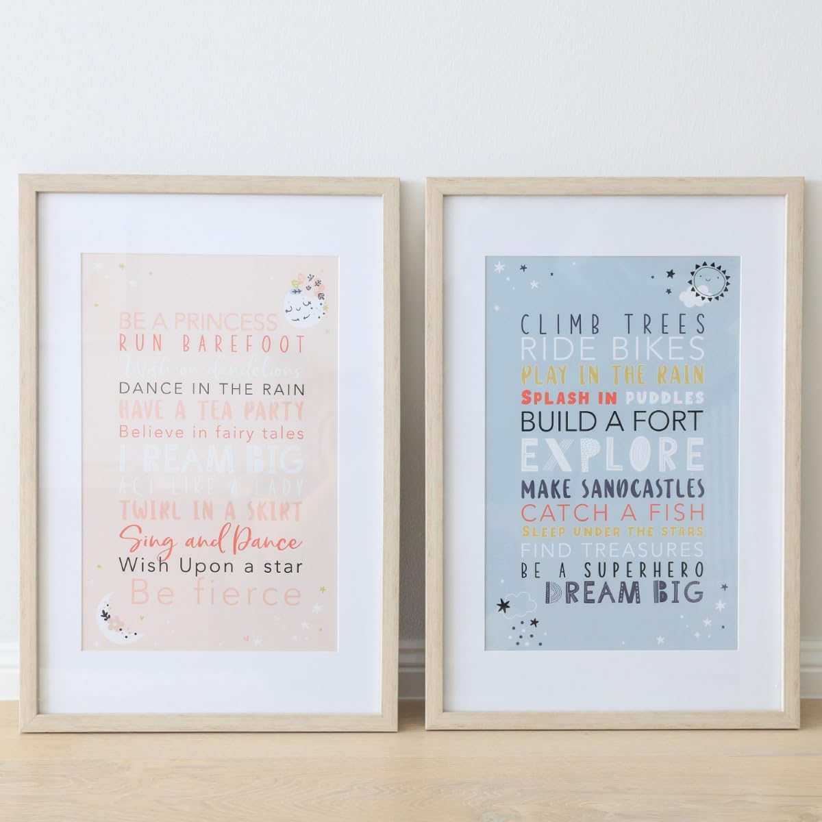 Splosh Baby Framed Glass Print, Pink, 43 X 63 Cm image number 2