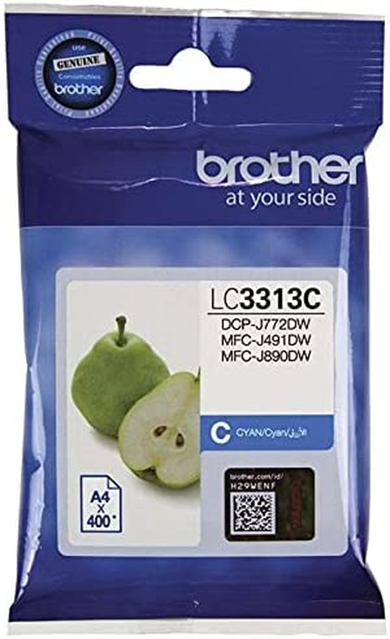 Brother Genuine LC3313Y Ink Cartridge, Yellow, Page Yield up to 400 Pages, (LC-3313Y) for Use With: MFC-J491DW, MFC-J890DW image number 6