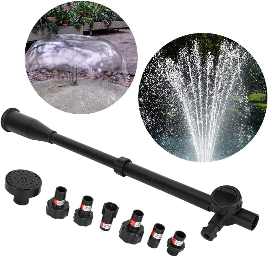 Fountain Pump Nozzle Set Extension Tubes Sprayer Heads Submersible Pump Spares for WP-3550, WP-7000, WP-8000, WP-4000, WP-5000, WP-6800 image number 2