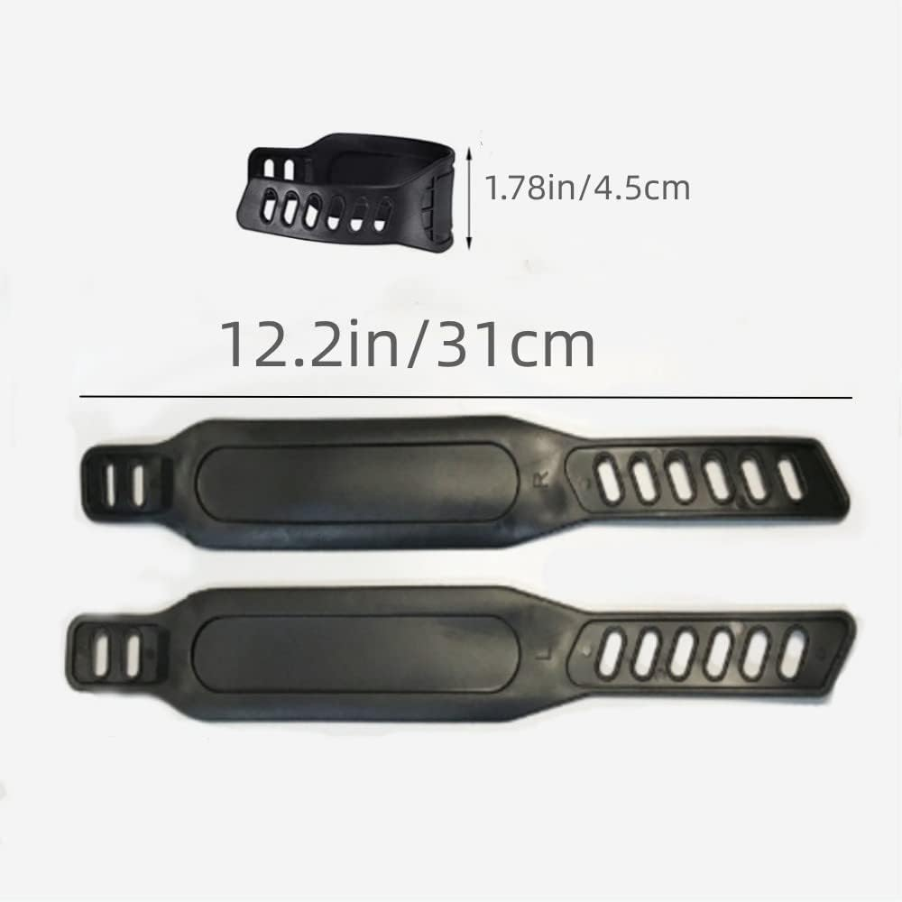 Adjustable Exercise Bike Pedal Straps, 1 Pairs Heavy Duty Non-Slip Pedal Straps Fit Most Bikes, Spinning Exercise Bikes, Stationary Cycle, Bicycle for Home or Gym image number 4