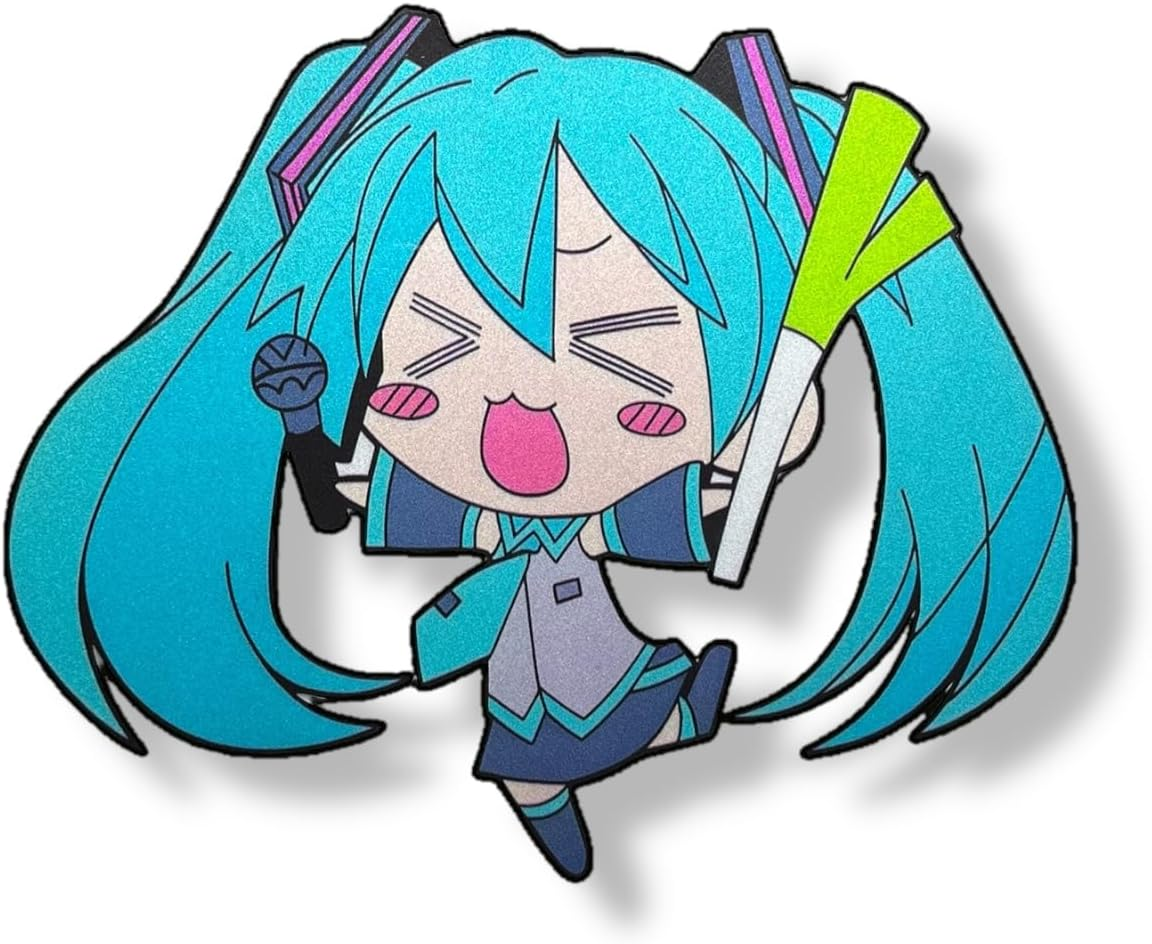 Miku CAR Stickers Anime Vinyl Sticker for Car for Latop Mika Car Decal Miku Stickers for Car (UMMM) image number 4