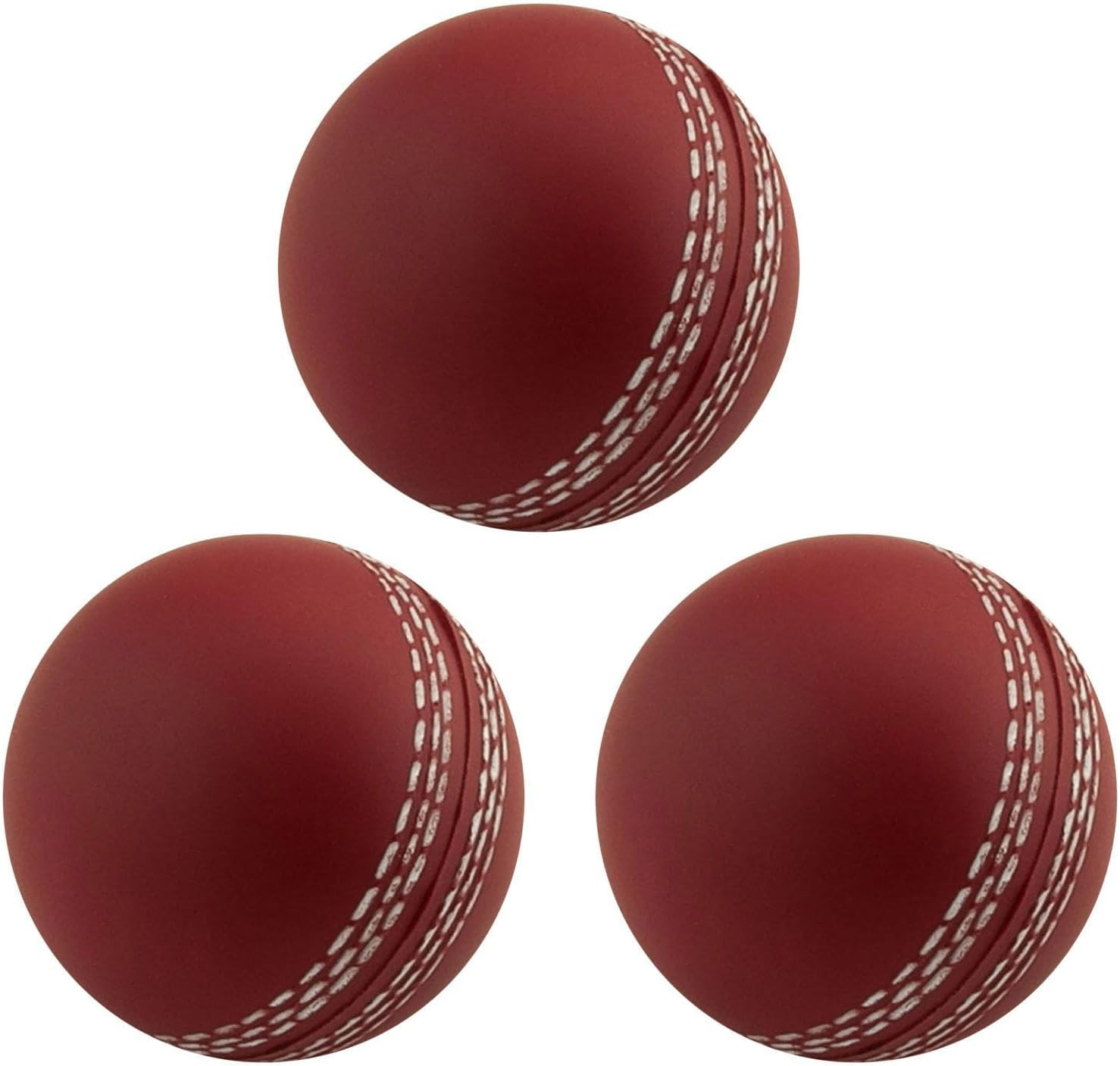 JMEDIC Cricket Tennis Practice Balls, Portable Hand Stitched Club Training Balls, Soft Training Cricket Ball for Beginners, Competition, Garden Play image number 6
