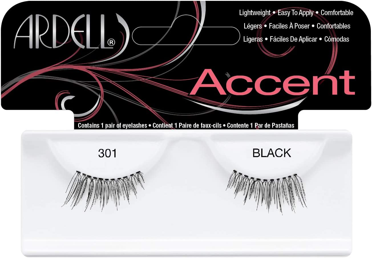 Ardell Accents Eye Lashes, 301 Black image number 1