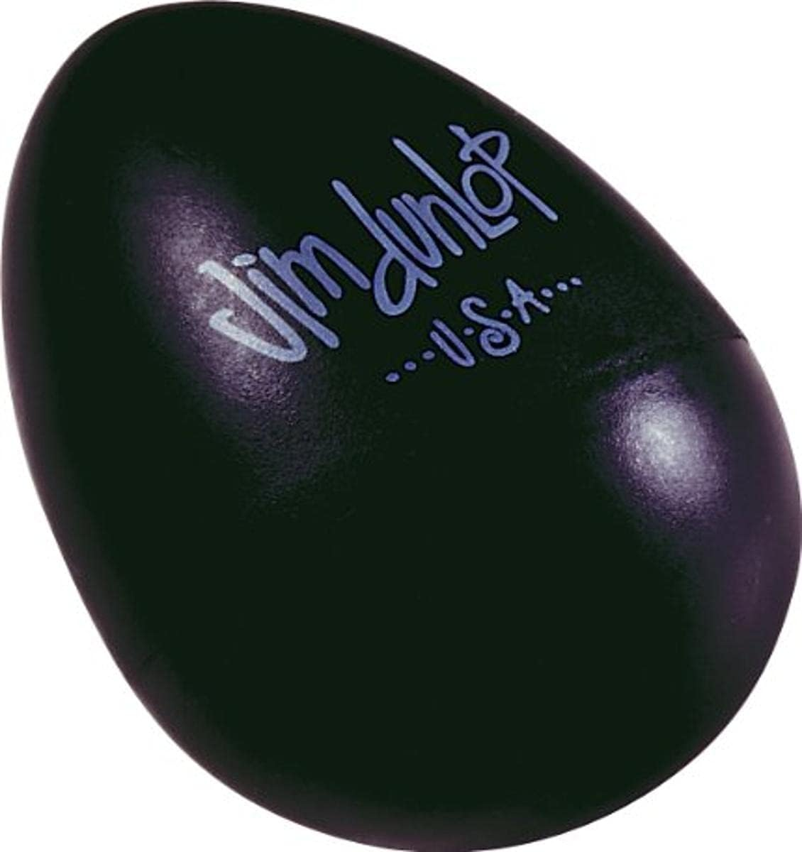 Jim Dunlop 9103TBK Egg Shaker, Black, 2/Pack