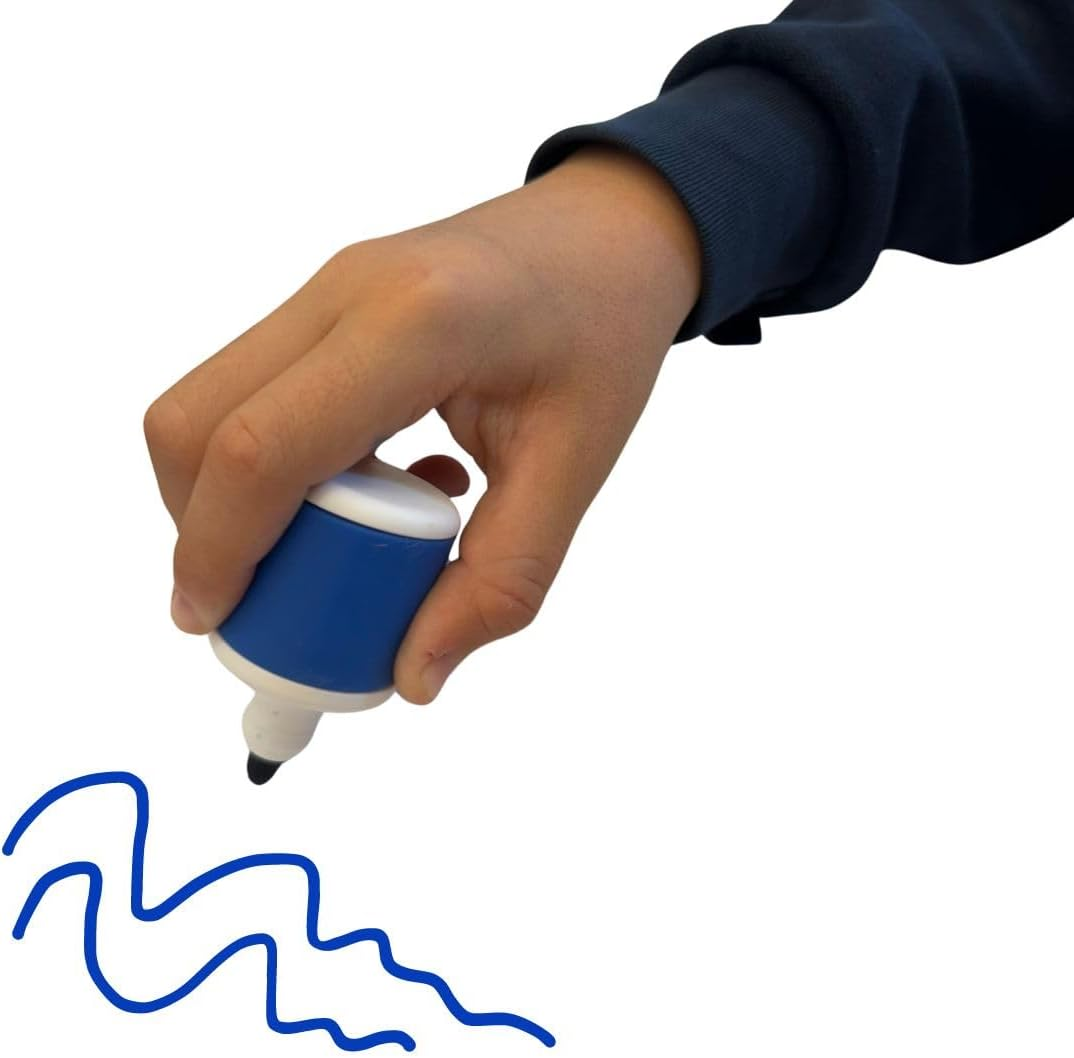 Washable Marker Pens, 10X Mini Markers for Kids, Coloring, Art and Craft, Non-Toxic, Easy Grip, Adaptive, Chunky Marker Pens image number 5