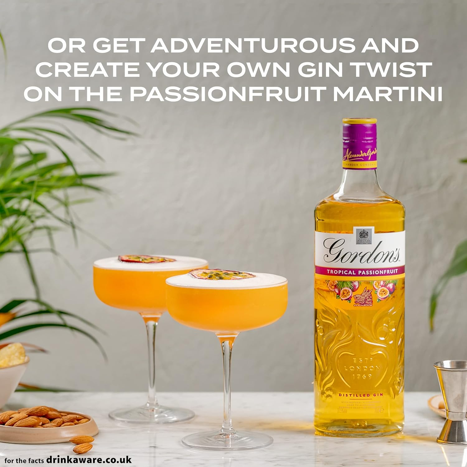 Gordon'S Tropical Passionfruit Gin 700 Ml image number 2