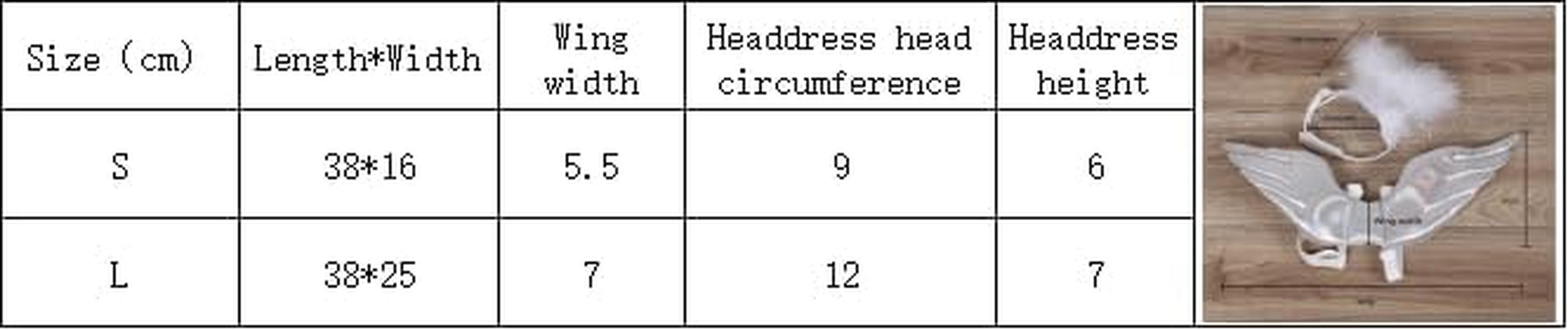 Puppy Accessories for Dogs Dog Wings Costume Cat Wings and Cat with Wings Carnival Party (White, S) image number 3