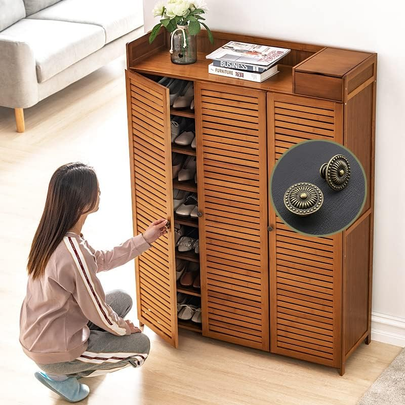 10Pcs Vintage Knobs Retro Chic round Knobs,Antique Cabinet Knobs,Retro round Drawer Pull Knobs Handles,Vintage Dresser Knobs Bronze,Vintage Cabinet Drawer Knobs, Antique Bronze Dresser Drawer Handles - Style B image number 2