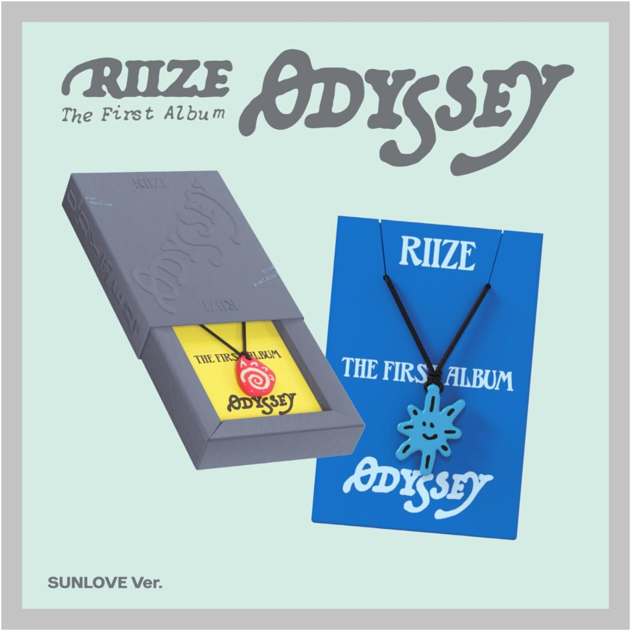 RIIZE ODYSSEY 1St Album SUNLOVE LIMITED Full 6 Version Set O Version+D Version+S Version+E Version+Y Version+Sun Version with Tracking Sealed image number 1