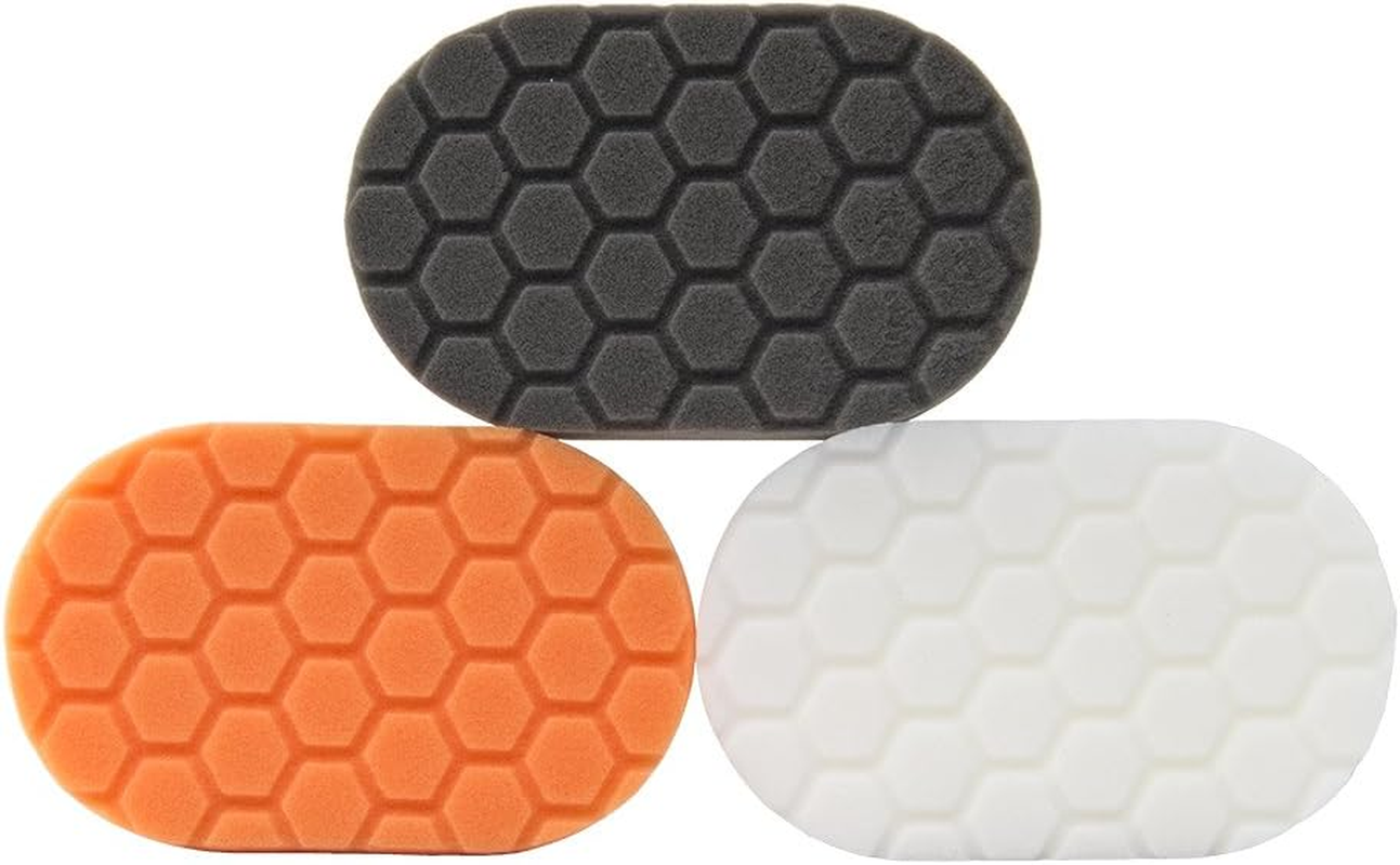 Chemical Guys Hex-Logic Hand Applicator Pad Kit, 3 Pads image number 2