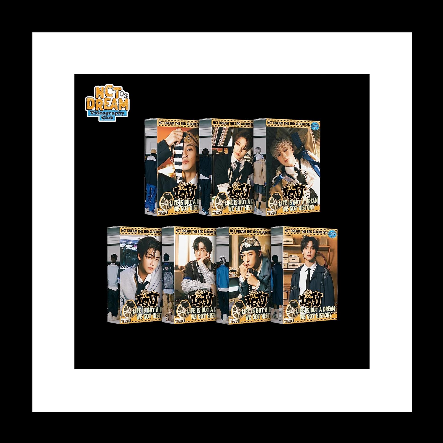 NCT Dream ISTJ 3Rd Album Contents+Sticker+Photocard+Tracking Sealed (Vending Machine Version)
