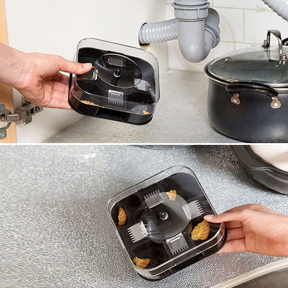 Plastic Cockroach Trap Box Roach Catcher Trap, 1Pc Plastic Cockroach Pests Catcher Box,Reusable Roach Trap Cockroach Catcher Trap Roach Trap Cockroach Trap Box,Plastic Roach Trap Box Cockroach Killer image number 5