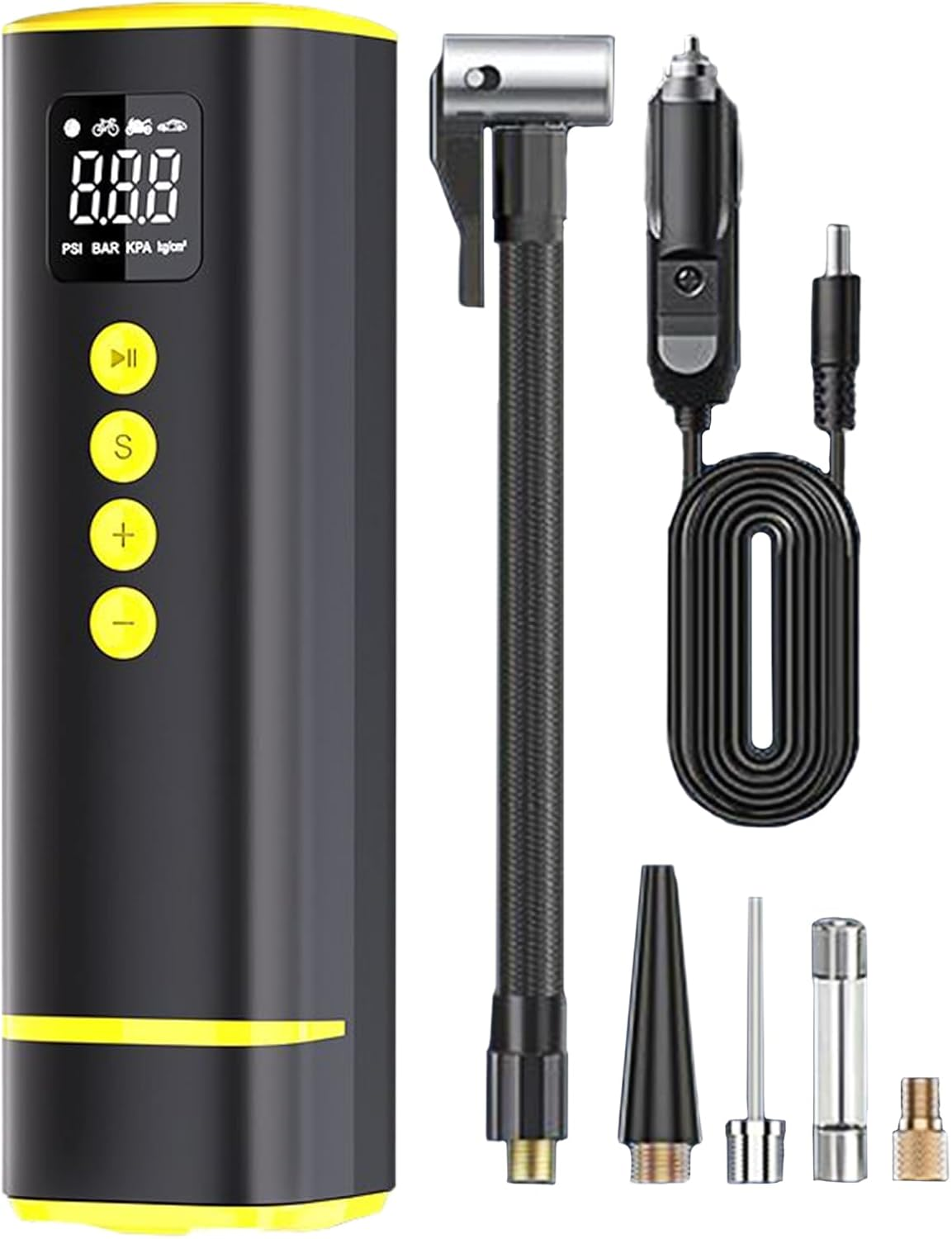 Tire Inflator, Cordless Air Pump, 150Psi Tyre Cordless Gauge Pressure Electric for Automotive Wheel Car Bike Motorcycle Balls Bicycle Truck image number 1