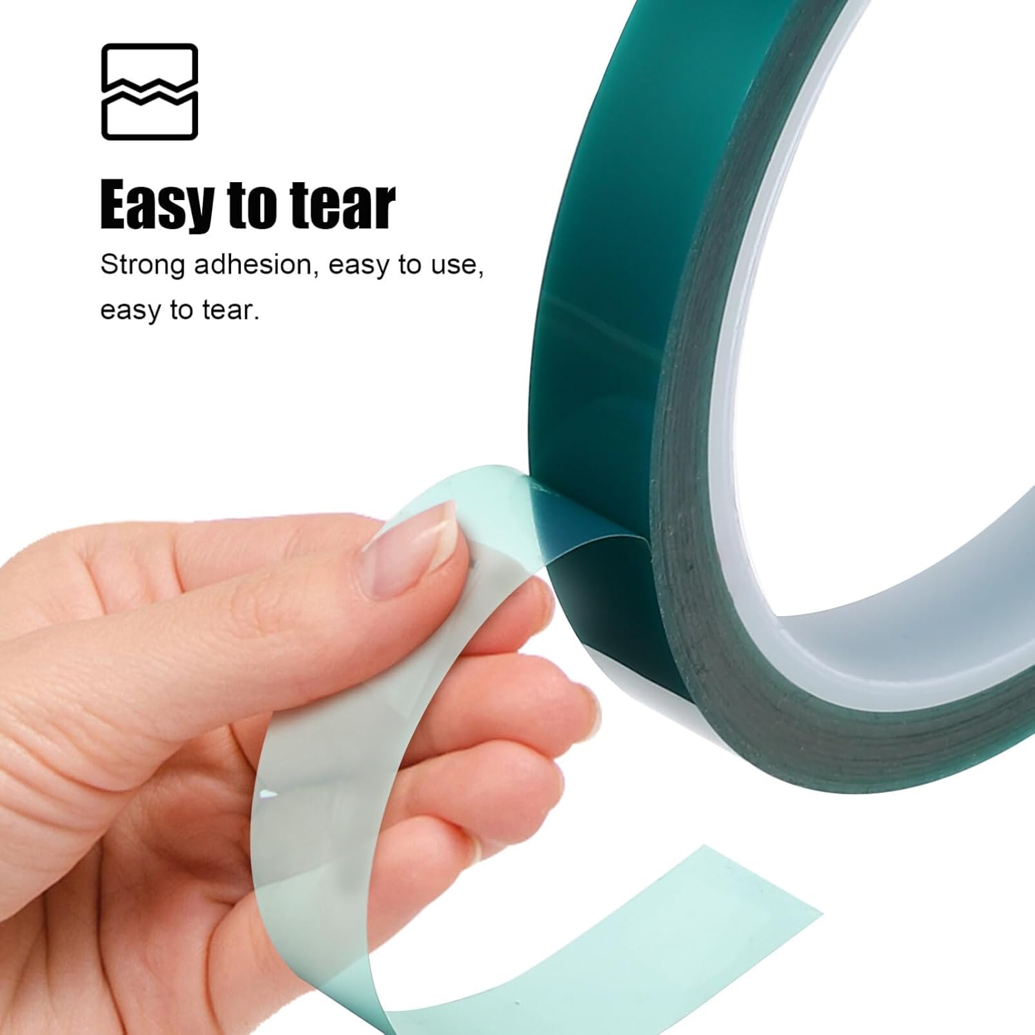 Homoyoyo 12Rolls High Temperature Adhesive Tape Heat Press Tape for Electronics and Circuit Printing Flexible Easy to Cut for Various Applications image number 4