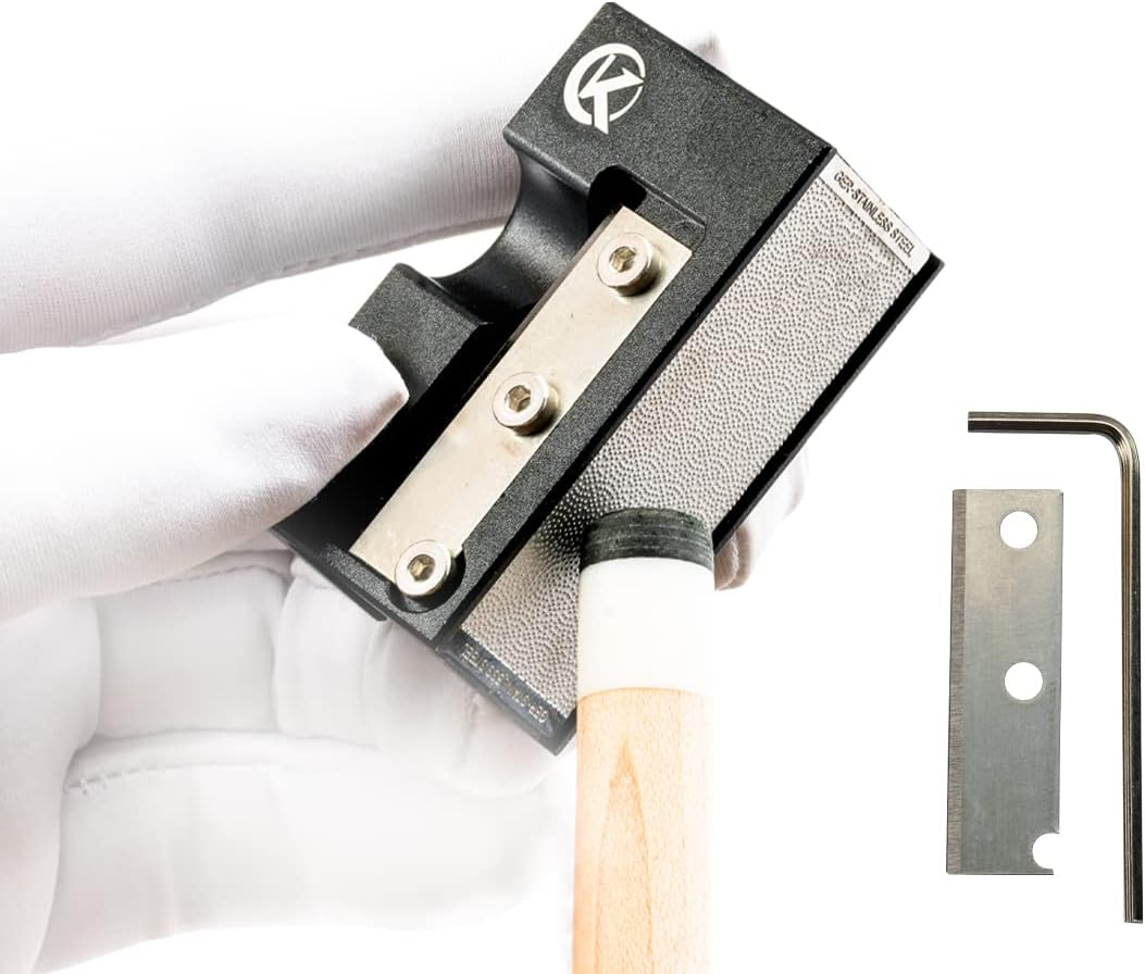 KONLLEN Billiards Cleaning Towel with 5-In-1 Snooker Pool Cue Tip Repair Tool Shaper/Scuffer/Aerator/Burnisher/Radius Gauge Billiard Accessories