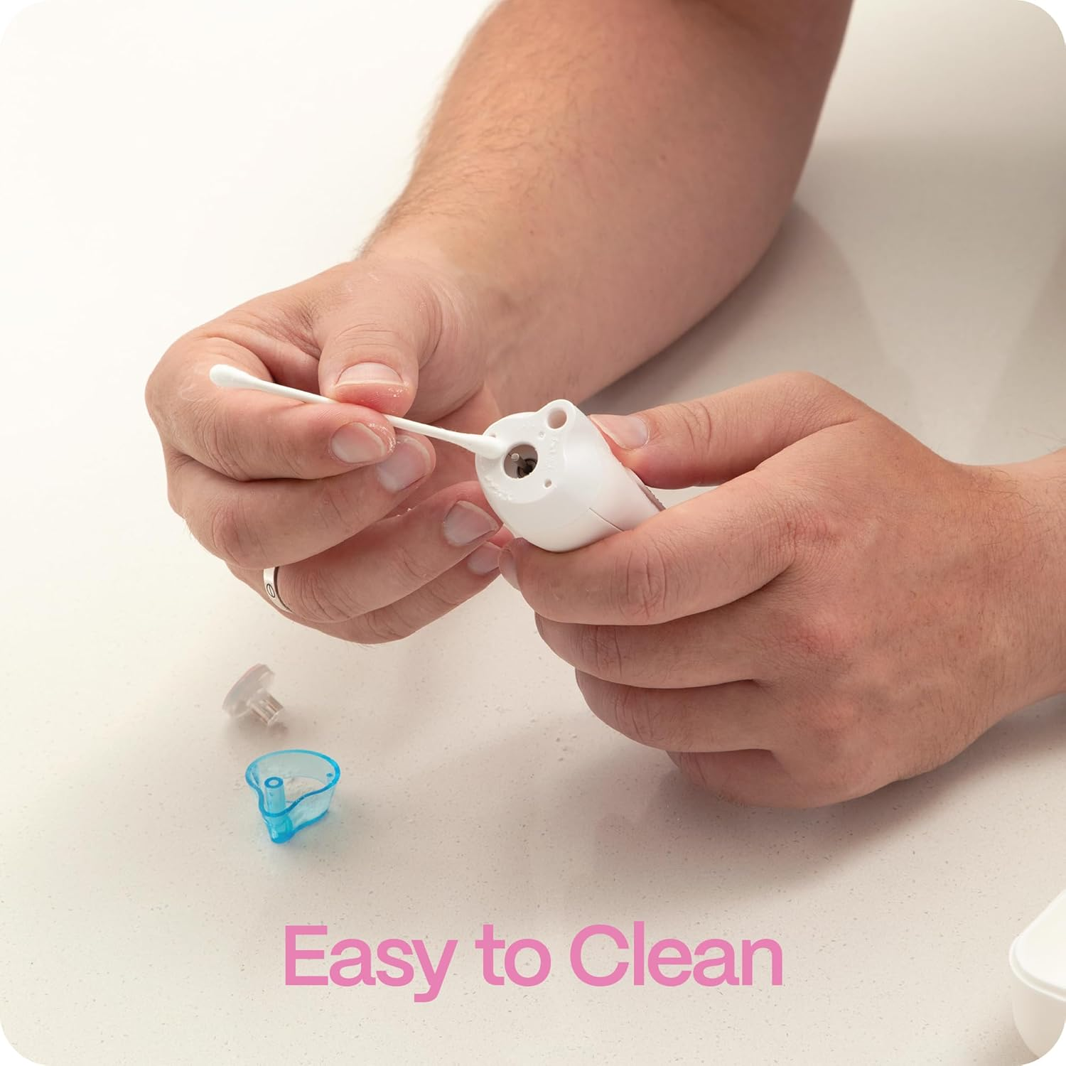 Perma Electric Baby Nail Buffer, Gentle Filing Heads for Newborns to Toddlers, Quiet Adjustable Speeds, Ergonomic Grip, Safe Nail Smoothing, Includes Compact Storage Case