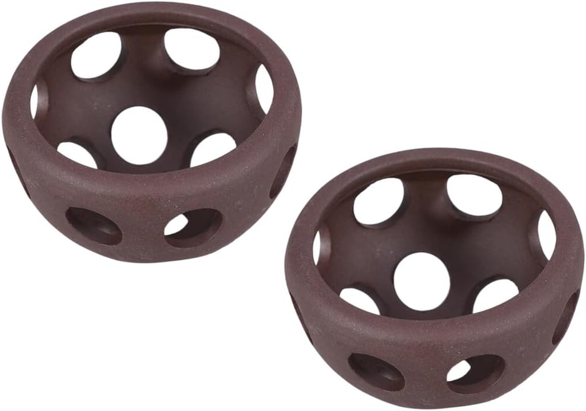 Jojofuny Shrimp Nest Breeding Nest for Small Fish Ceramic Porous Shrimp House Natural Texture 2 Pcs Included for Aquarium Breeding Tanks Guppies and Aquatic Pets image number 2