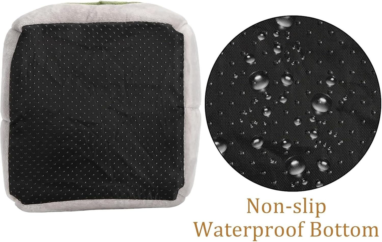 Guinea Pig Hideout, Tree Stump Design Pet Tent, Cosy Guinea Pig Bed for Small Animals, Semi-Closed Accessories, Warm Pet Cave for Rabbits Hamsters Chinchillas image number 6