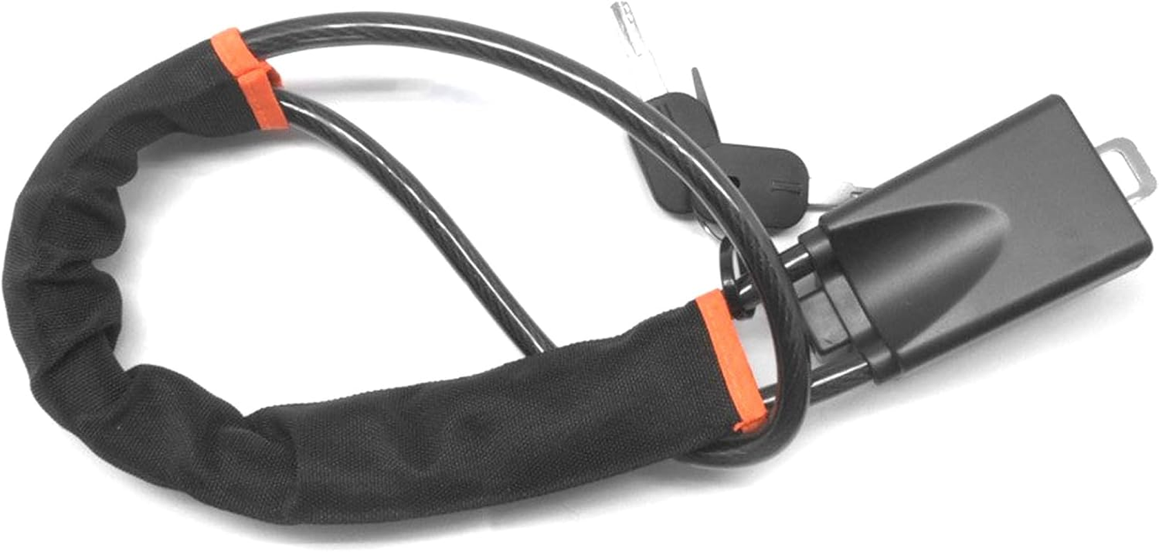 Universal Steering Wheellock,Universal Fit Most Vehicles with Seat Belt Buckles Sturdy Lock for Car Truck SUV Van Security with 3 Keys (Red)