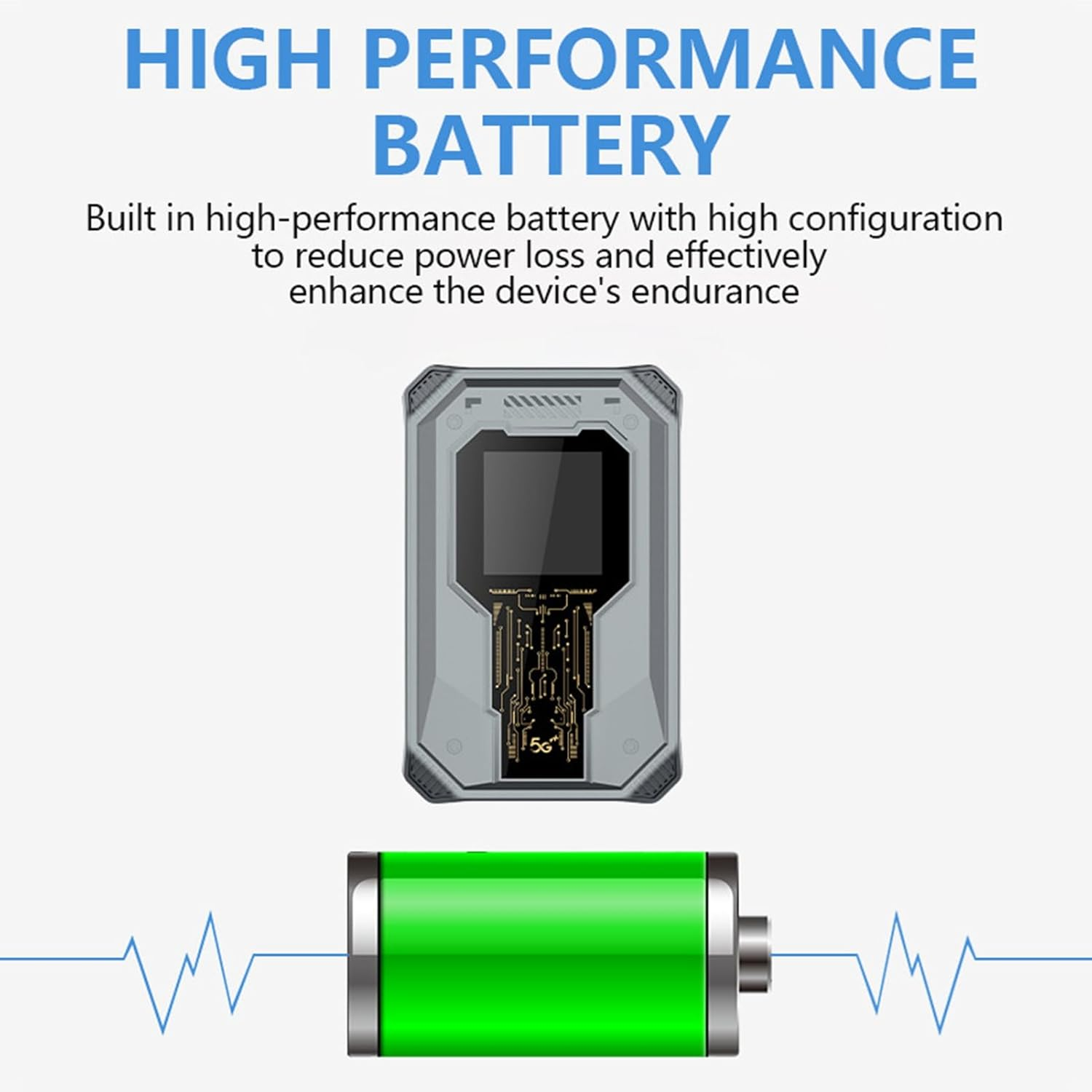 Jectse 4G Mobile Wifi Hotspot, Portable 4G Router Wireless 4G Mobile Router with Time Display, 4000Mah Battery for Travel Outdoor Business Trips Connects 8 Devices image number 2